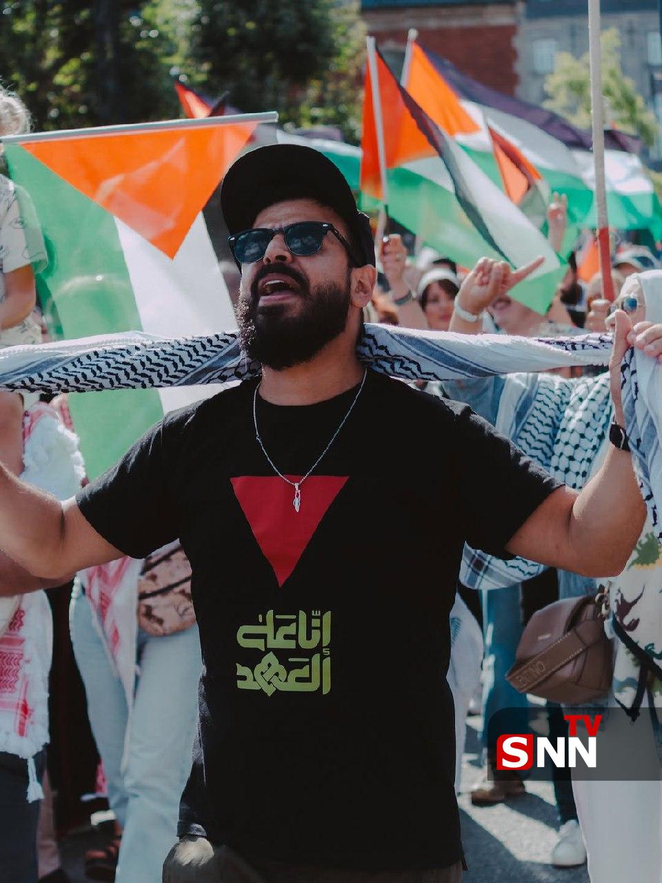 عکس/ تجمع حامیان فلسطین در دانمارک