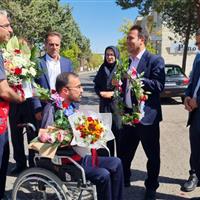 قهرمان بوچیاکار زنجانی مورد استقبال قرار گرفت