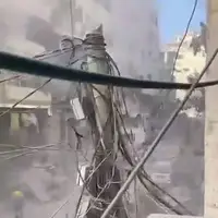 تصویری دیگر از حمله شدید اسرائیل به نوار غزه