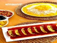 رولت مرغ وبادمجان برای مهونهای سخت پسند