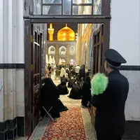 حال و هوای سحرگاهی صحن گوهرشاد