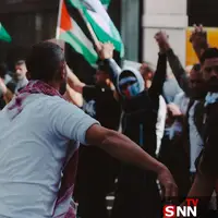 عکس/ تجمع حامیان فلسطین در دانمارک