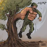کاریکاتور/ کمین مقاومت در محله الزیتون غزه به روایت کاریکاتوریست عرب 