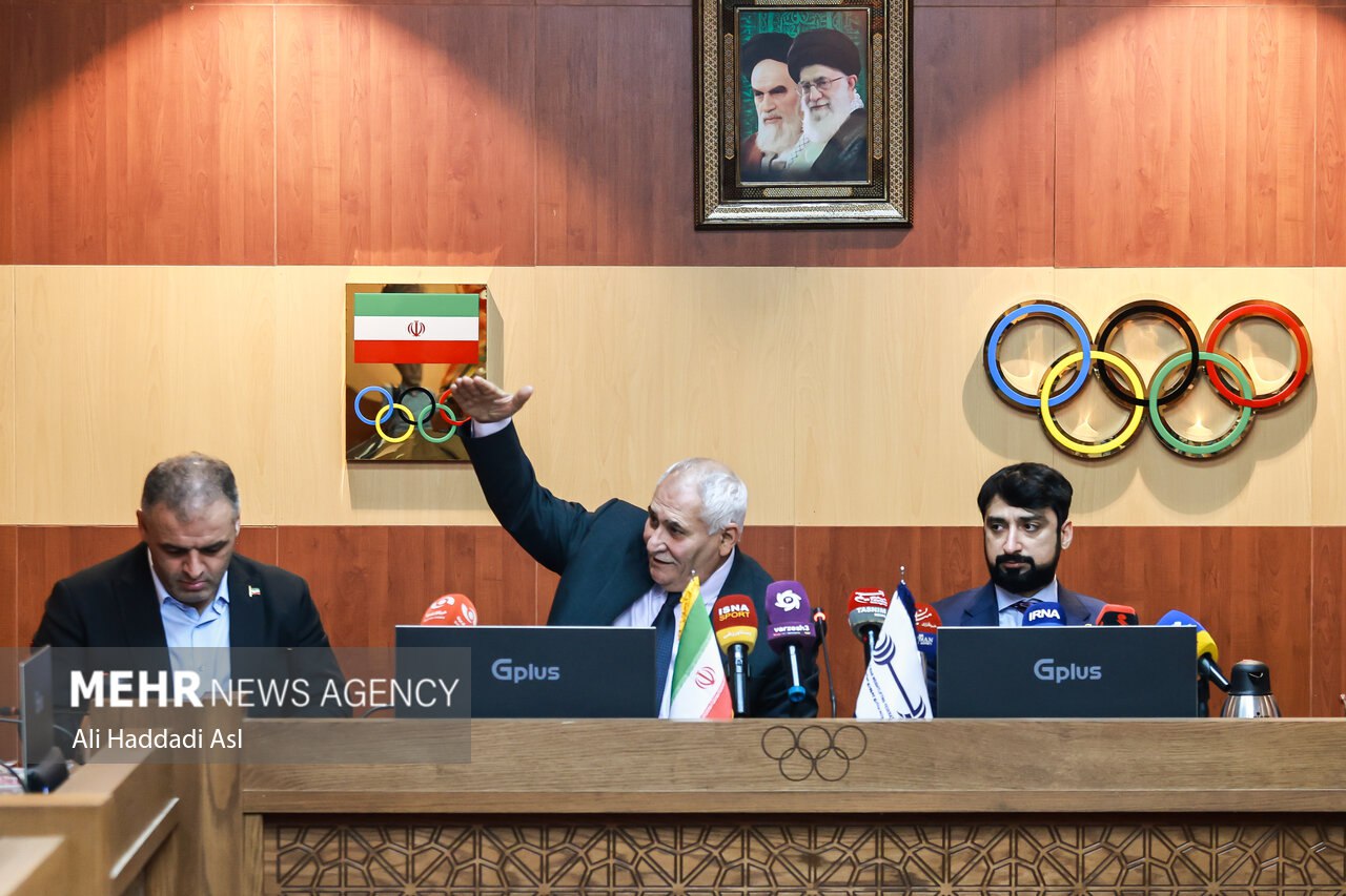 نشست خبری رئیس فدراسیون جهانی وزنه‌برداری