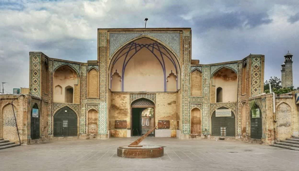 پایان مرمت ایوان جنوبی مسجد جامع عتیق قزوین پس از ۱۵ سال