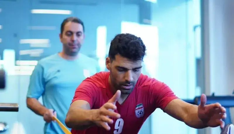 بدنسازی پیشفصل طارمی در اردوی تیم ملی