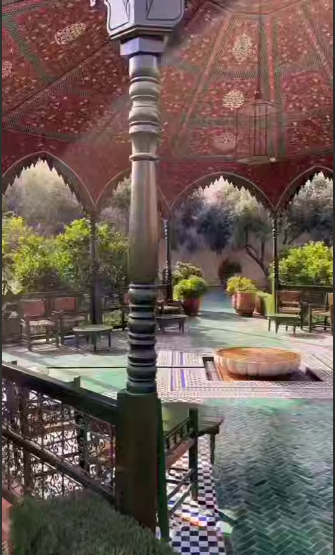 باغ مخفی باشکوه در مراکش 