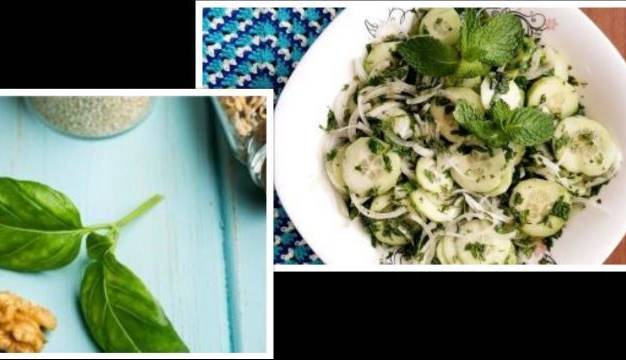 سالاد نعناع و گردو، یک پیش غذای سالم و مقوی