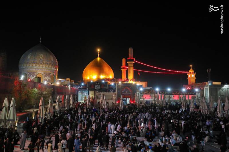 عکس/ خیل عظیم زائران در سامرا برای شهادت پدر امام زمان(عج)