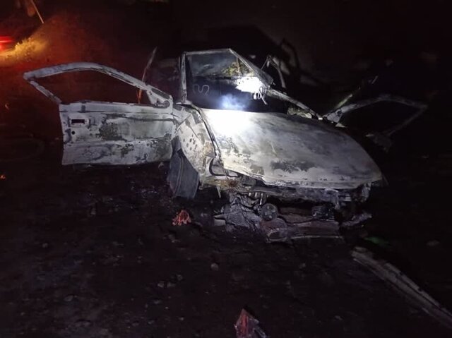 وقوع 2 حادثه رانندگی در زرند؛ سرنشینان پژو در آتش سوختند