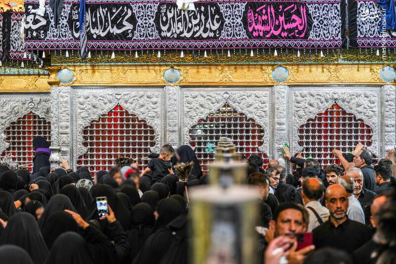 عکس/ خیل عظیم زائران در سامرا برای شهادت پدر امام زمان(عج)