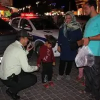 کودک گمشده تهرانی با تلاش پلیس سبزوار پیدا شد