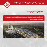 پدیده در مسیر درست؛ گزارش عملکرد ۱۰۰ روز نخست مدیریت جدید منتشر شد