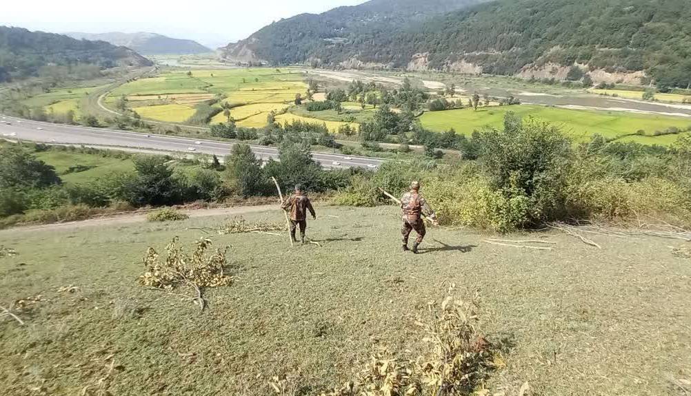 رفع تصرف زمین‌های ملی در روستای حلیمه جان رودبار