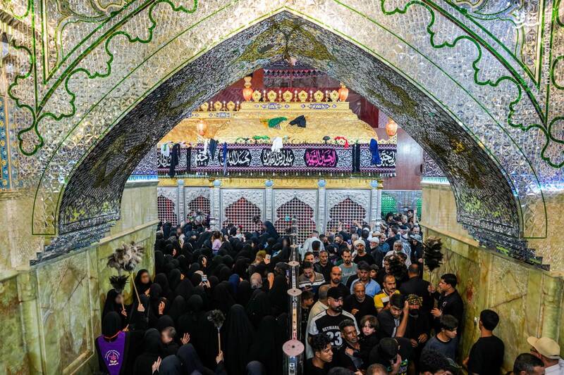 عکس/ خیل عظیم زائران در سامرا برای شهادت پدر امام زمان(عج)