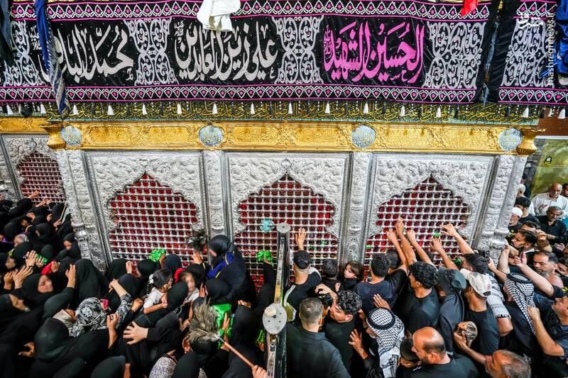 عکس/ خیل عظیم زائران در سامرا برای شهادت پدر امام زمان(عج)