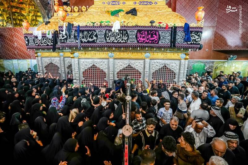 عکس/ خیل عظیم زائران در سامرا برای شهادت پدر امام زمان(عج)