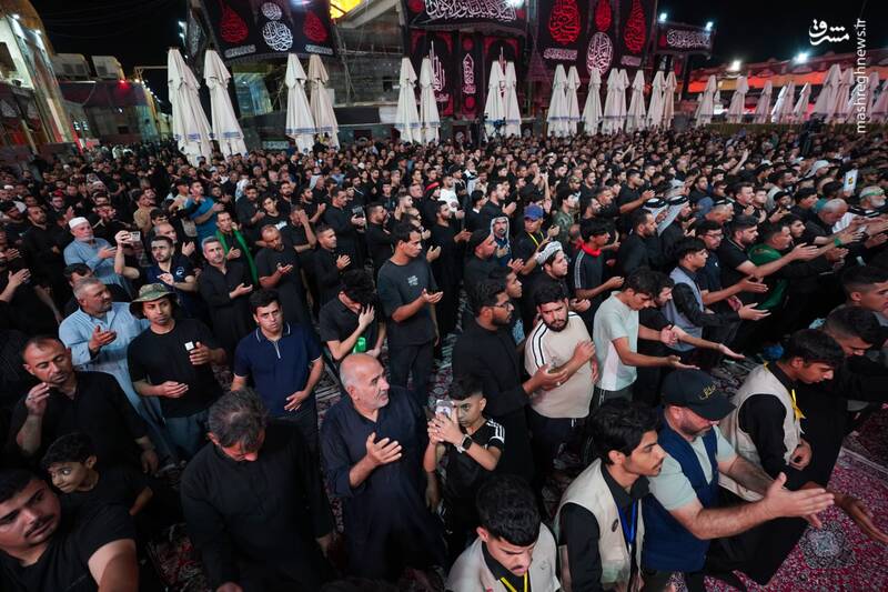عکس/ خیل عظیم زائران در سامرا برای شهادت پدر امام زمان(عج)