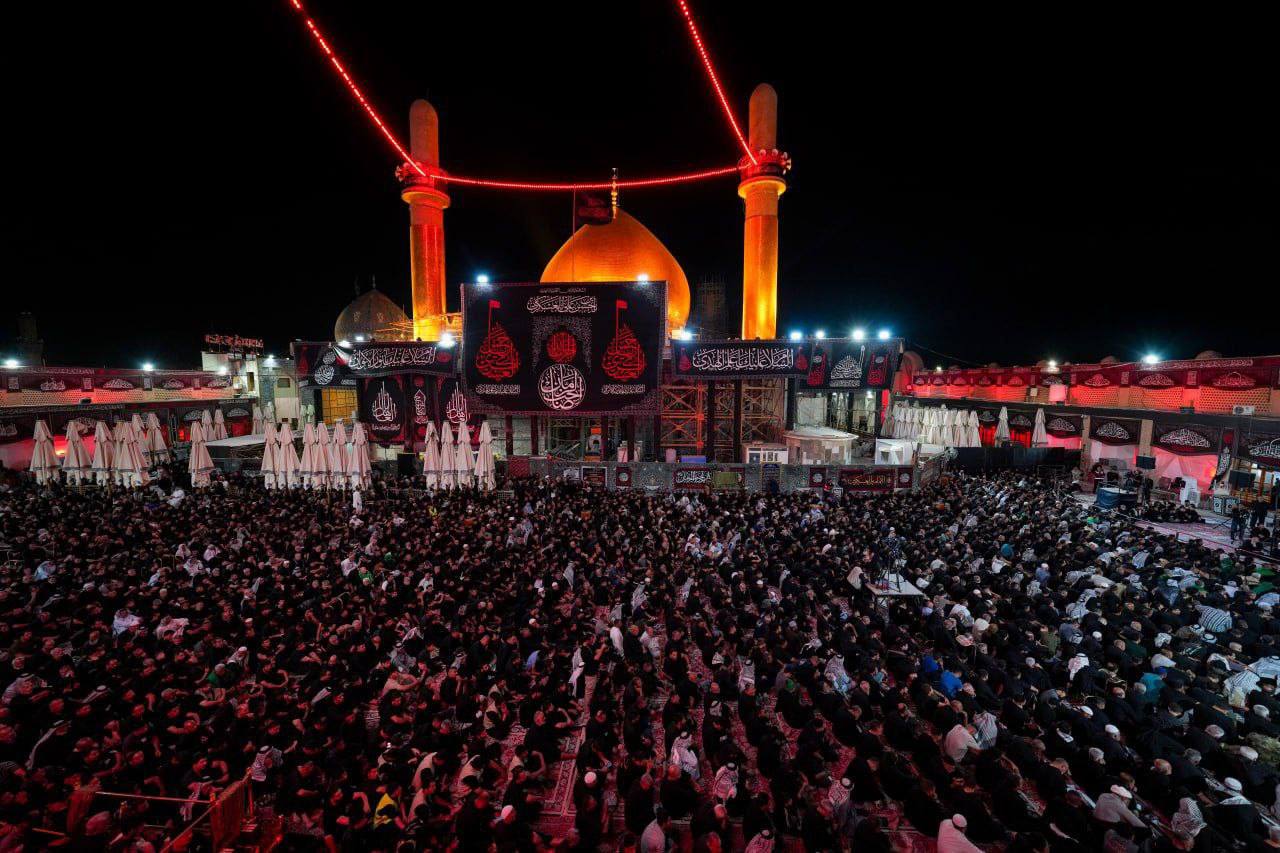 عکس/ شب شهادت امام حسن عسکری(ع) در سامرا
