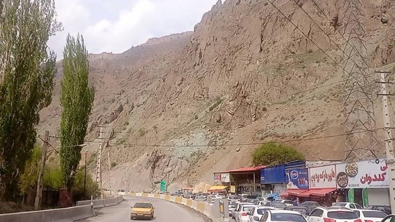 ترافیک سنگین در جاده چالوس و آزادراه تهران-شمال