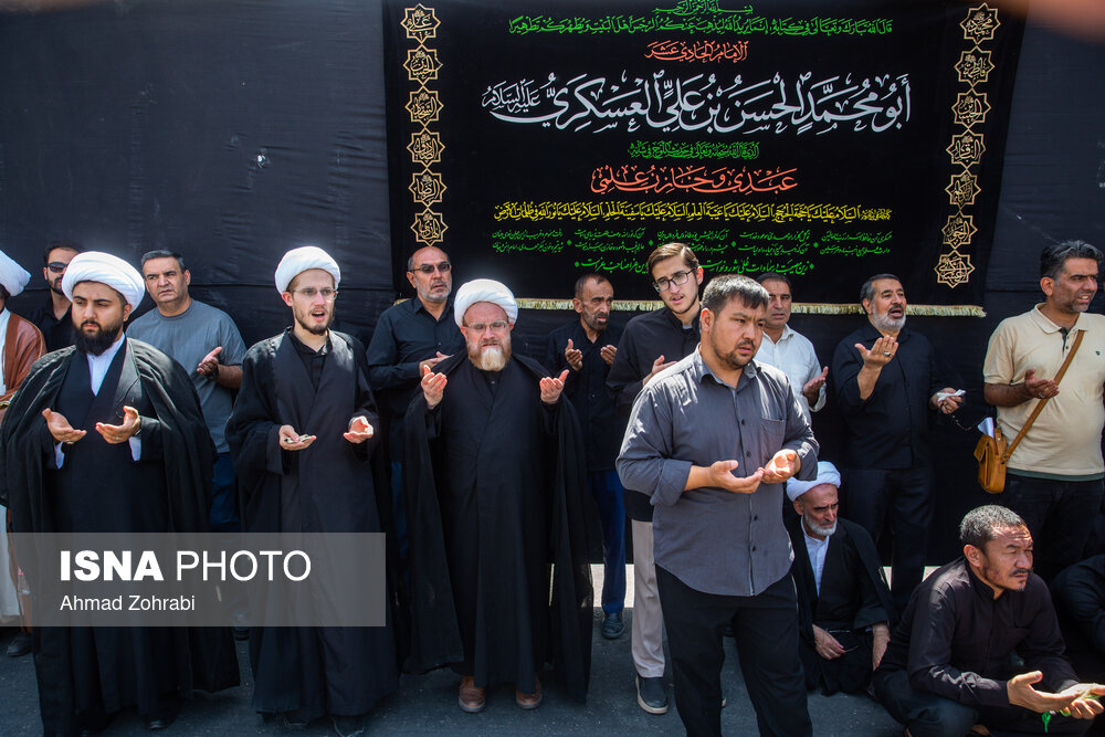 عکس/ عزاداری سالروز شهادت امام حسن عسکری(ع) در قم