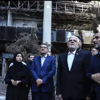 عکس/ بازدید معاون اول رئیس‌جمهور از ساختمان شیشه‌ای صداوسیما 