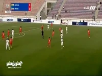 شوت نورافکن خطرناک از کنار دروازه به بیرون رفت