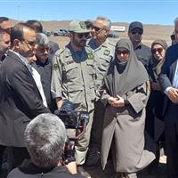بازدید معاون رییس‌جمهور از طرح ایمن‌سازی قلمرو یوزپلنگ آسیایی در شرق استان سمنان