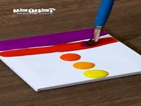 طرح غروب آفتاب در نمایی دور