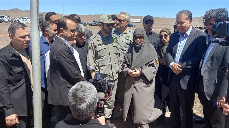 بازدید معاون رییسجمهور از طرح ایمنسازی قلمرو یوزپلنگ آسیایی در شرق استان سمنان