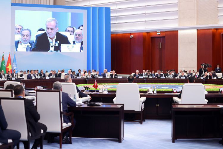 عکس/ تصاویری از نشست سران سازمان همکاری شانگهای پلاس