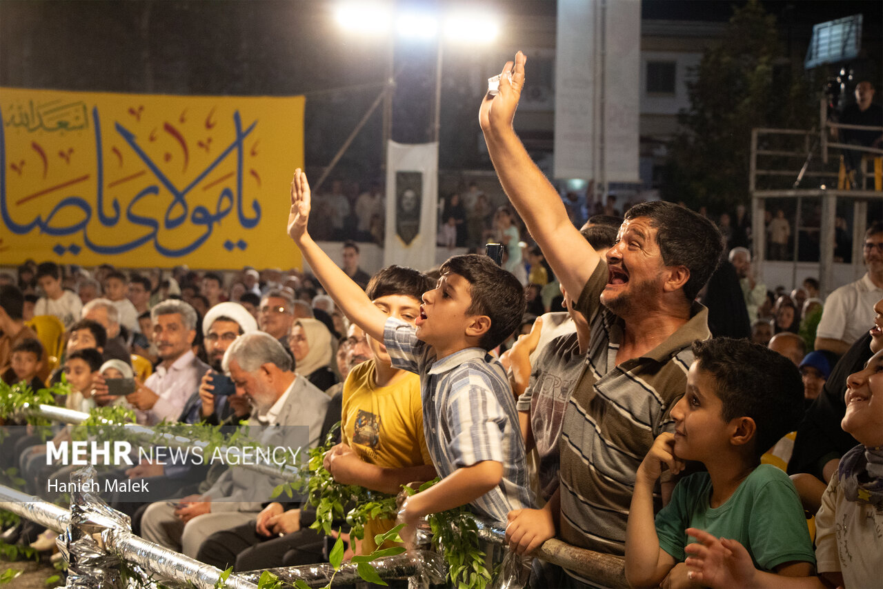 مراسم جشن بیعت با امام زمان(عج) در گرگان