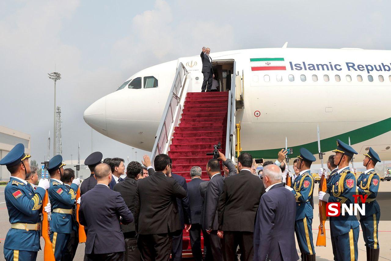عکس/ عزیمت رئیس جمهور از چین به تهران