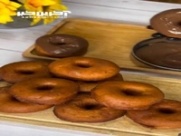 دونات بزرگ با بافت پنبه ای؛ میان وعده ای جذاب