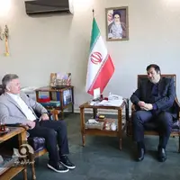 دیدار سرمربی تیم کشتی آزاد جوانان با وزیر ورزش و جوانان  