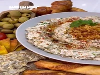 دیپ قارچ و زیتون با پنیر لبنه ترکی مزه بهشت می‌ده