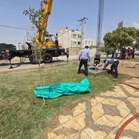 نشتی خط لوله گاز جان یک کارگر را گرفت