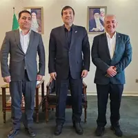 دیدار نصیری‌نژاد و خسرویار با وزیر ورزش و جوانان