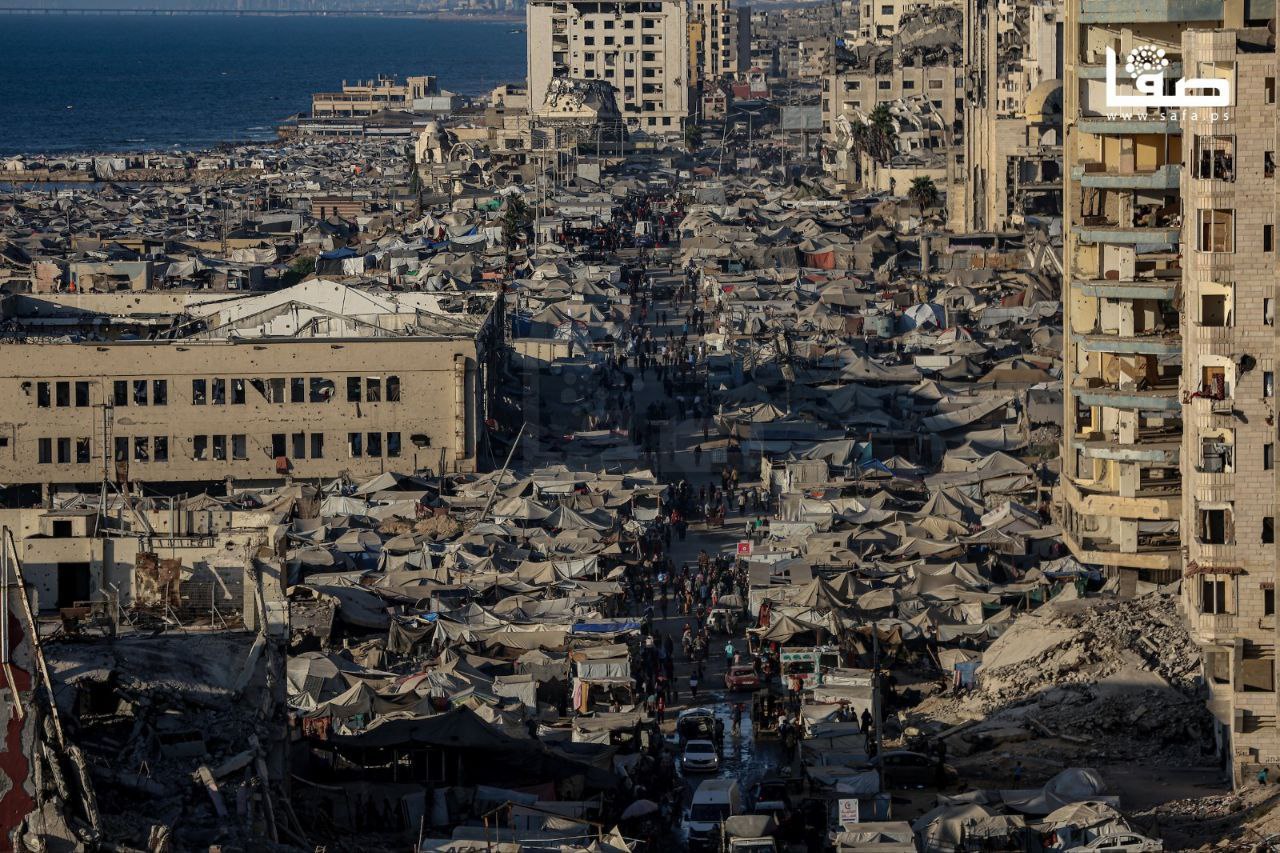 تصاویر جدید از مناطق غربی شهر غزه