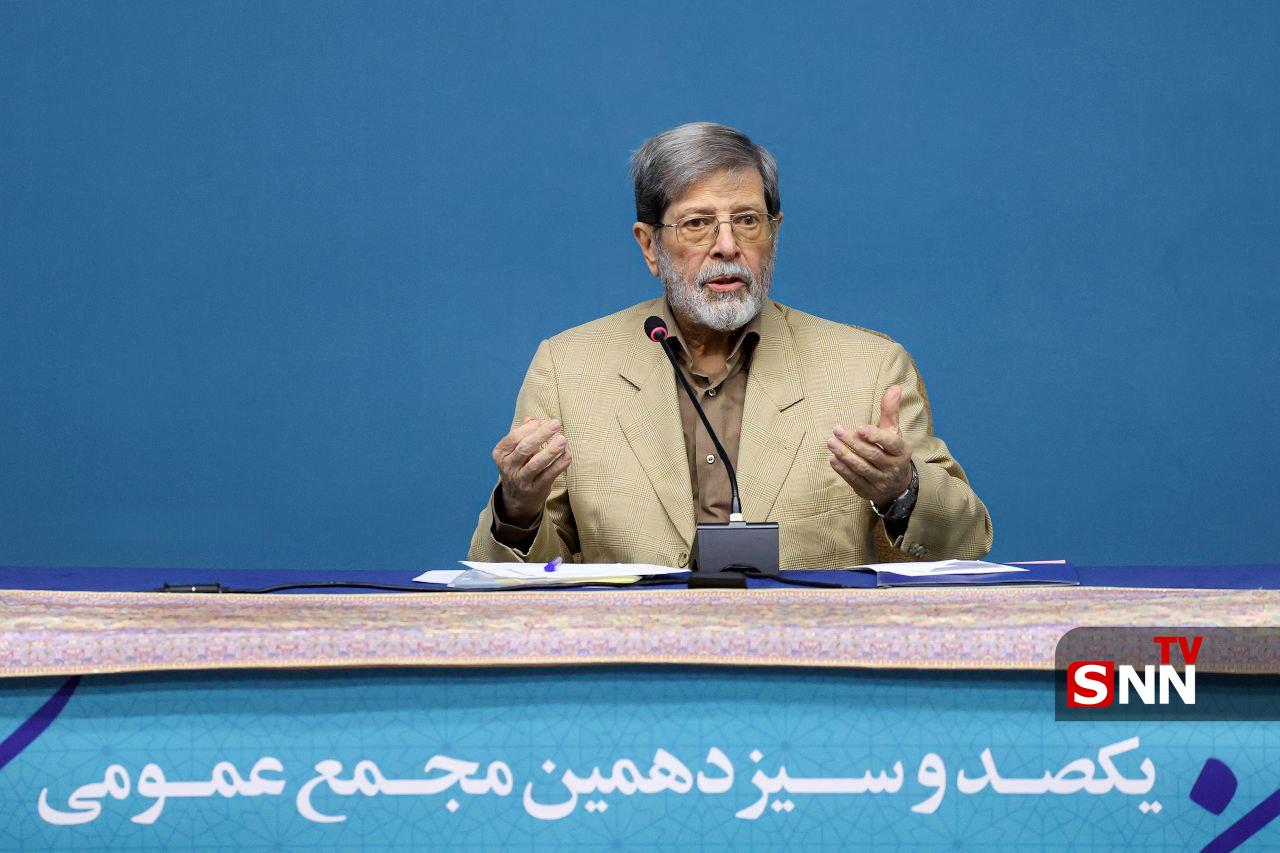 عکس/ رئیس جمهور در مجمع عمومی فرهنگستان علوم پزشکی