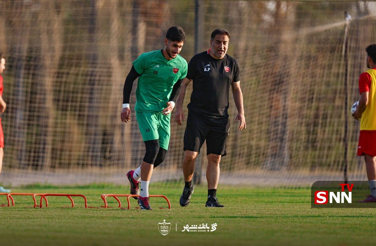 تصاویری از تمرین امروز تیم فوتبال پرسپولیس
