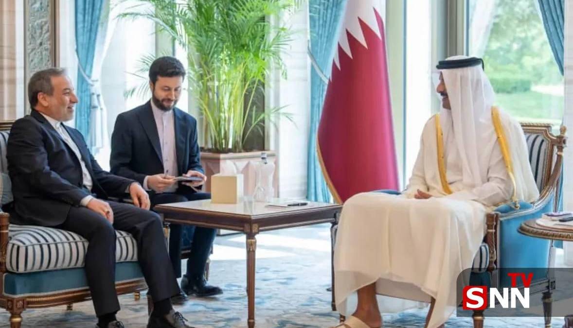 دیدار وزیر امور خارجه با امیر قطر