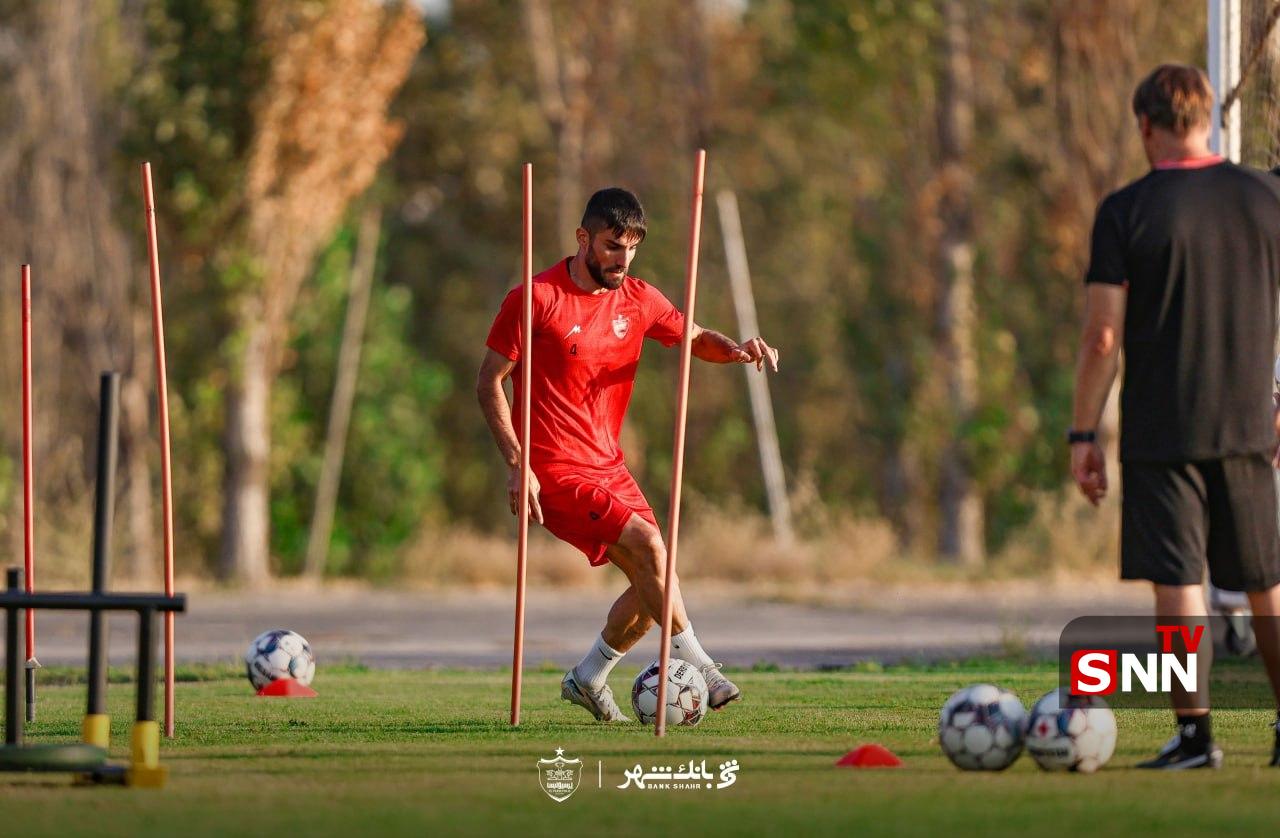 تصاویری از تمرین امروز تیم فوتبال پرسپولیس