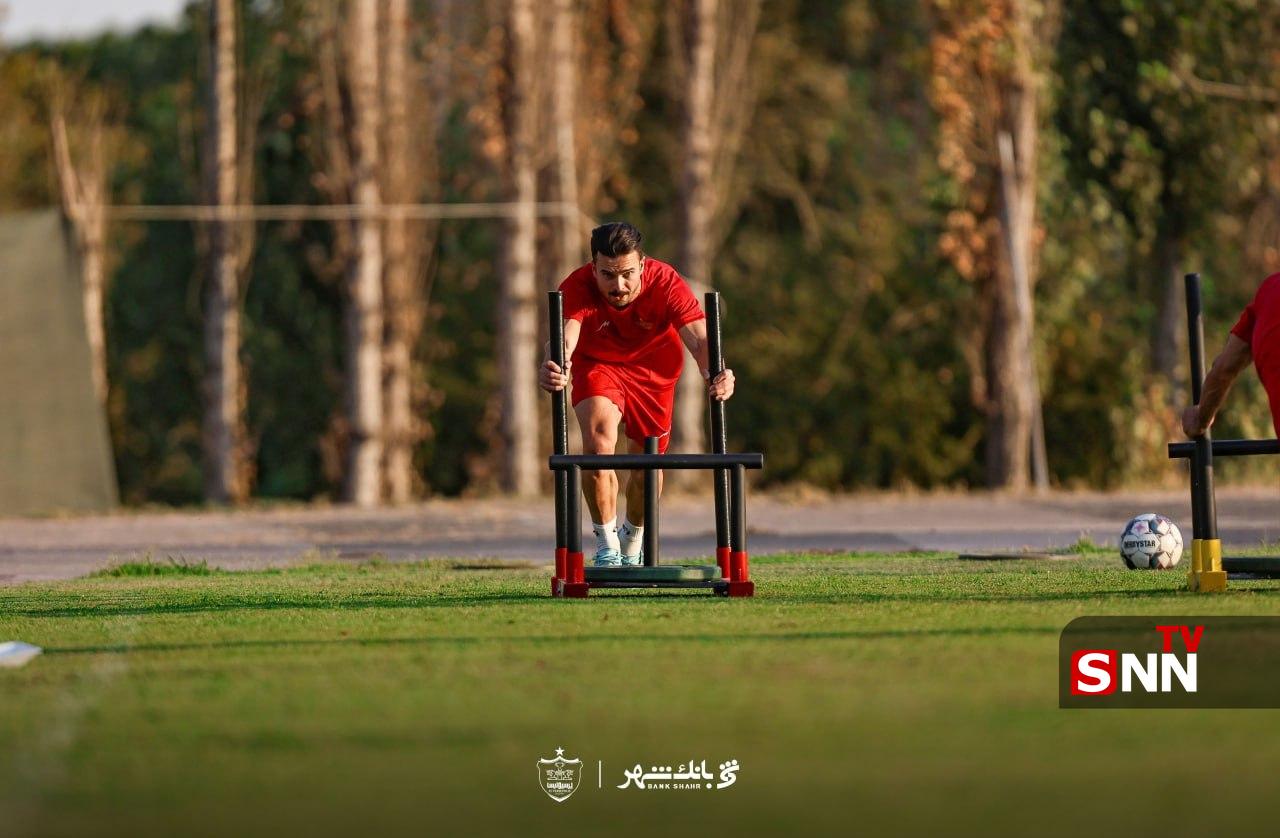 تصاویری از تمرین امروز تیم فوتبال پرسپولیس