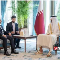 دیدار وزیر امور خارجه با امیر قطر