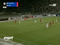 ضربه محمدمهدی محبی به تیر دروازه تاجیکستان برخورد کرد