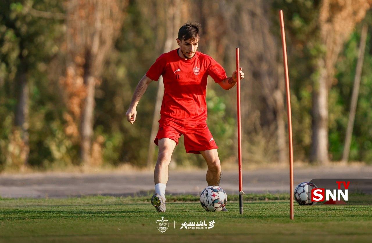 تصاویری از تمرین امروز تیم فوتبال پرسپولیس