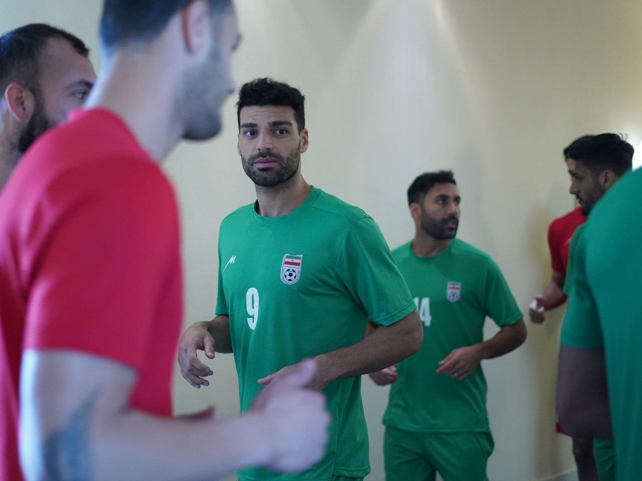  تمرین سبک یوزها در روز بازی با تاجیکستان  