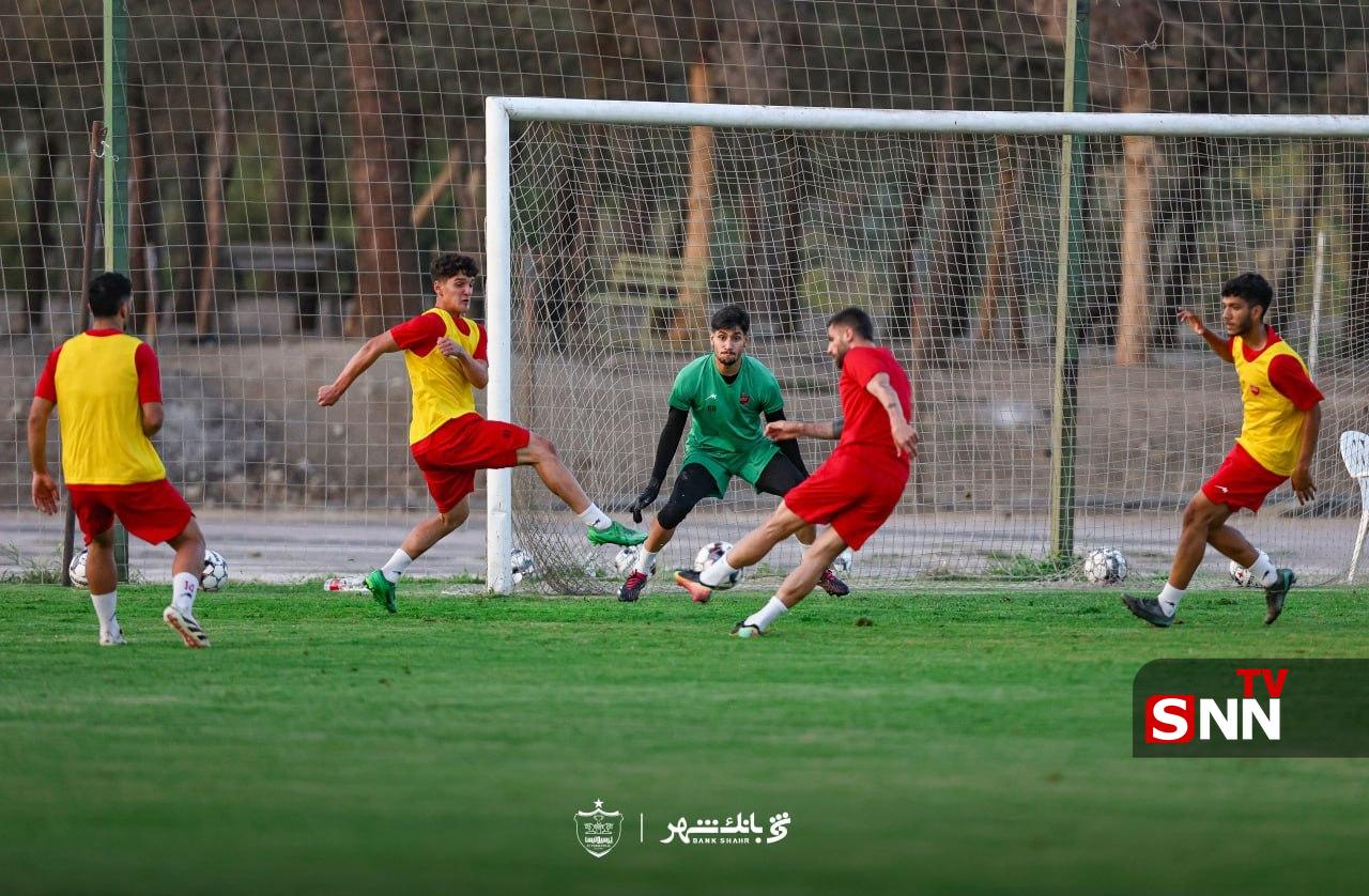 تصاویری از تمرین امروز تیم فوتبال پرسپولیس