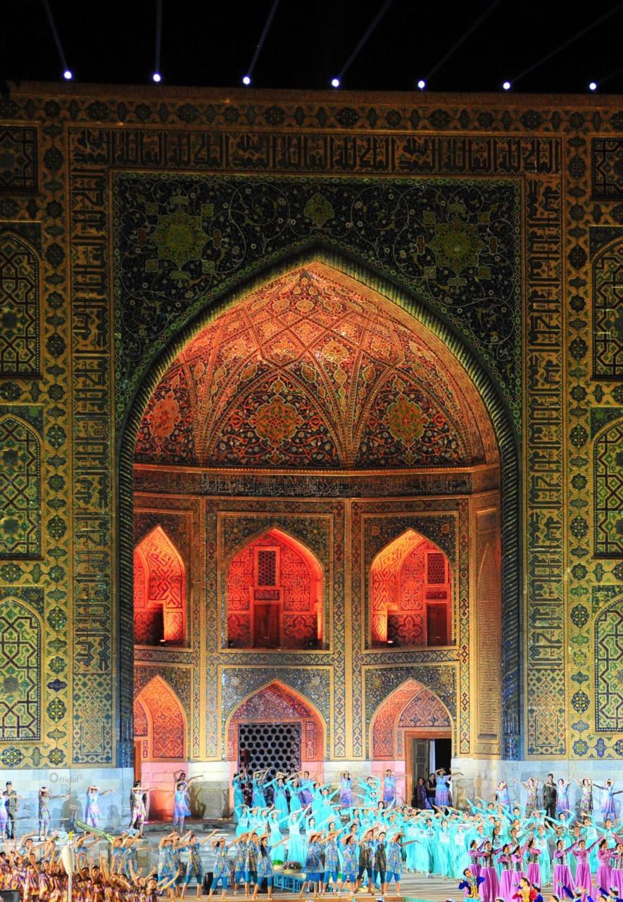 کنسرت موسیقی در سمرقند ازبکستان